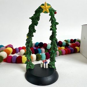 Vintage 1997 Goebel Christmas Tree Display Stand Hanging Ornament Original Box